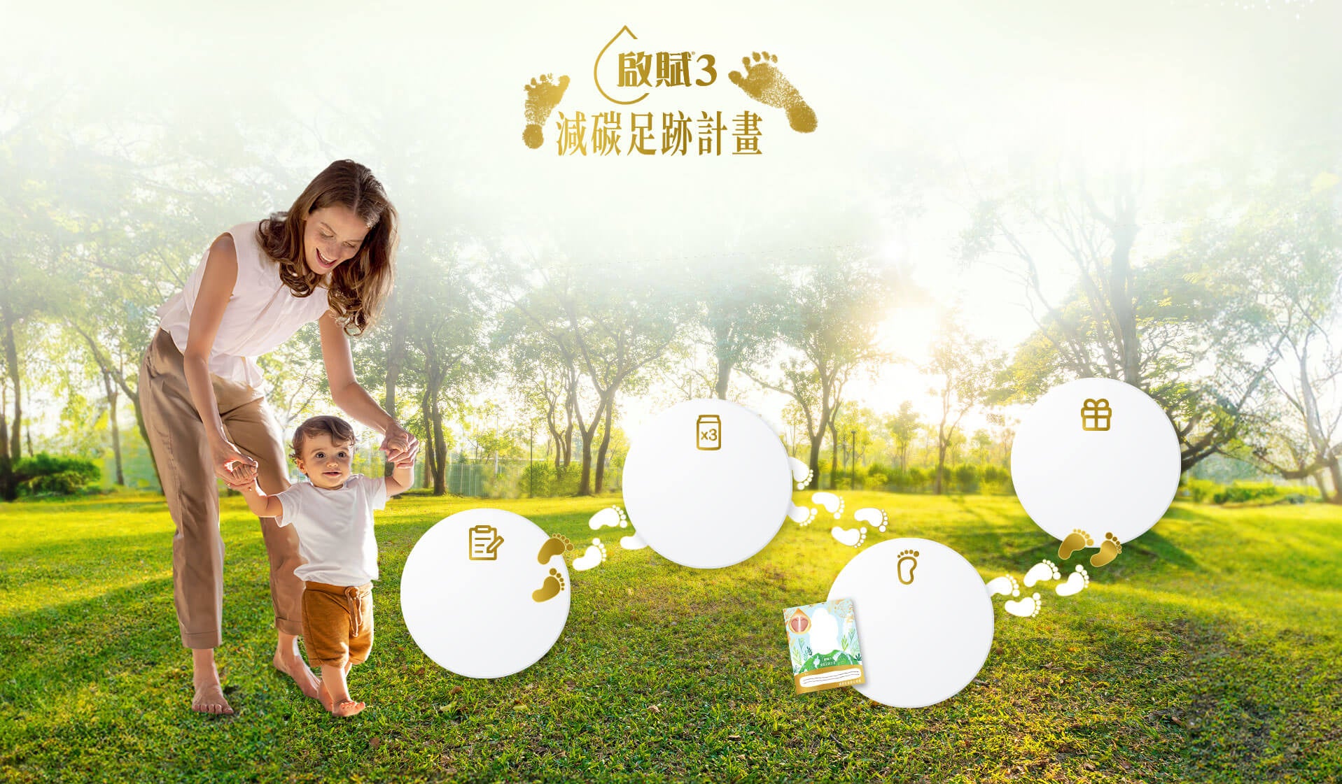 啟賦3減碳足跡計畫